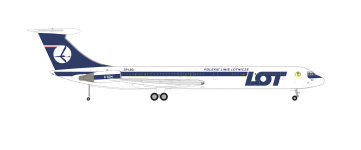 Herpa 572682 - 1:200 - Plish Airlines Ilyushin IL-62M LOT